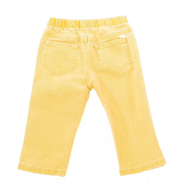 IL GUFO Baby Jeans Mustard & Yellow Colour With Logo