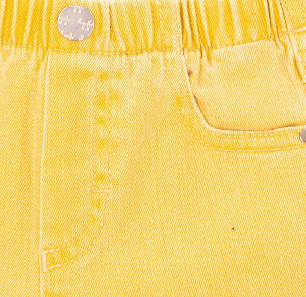 IL GUFO Baby Jeans Mustard & Yellow Colour With Logo