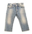 ARMANI Baby Jeans With Indigo Dye Faded Effect Slim Fit