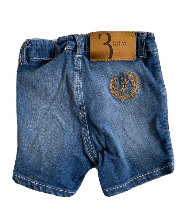 BILLIONAIRE Baby Boys Shorts Bermuda Jeans With Logo