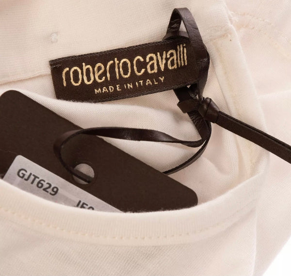 ROBERTO CAVALLI Baby Girl T-Shirt With 'High Five' Design