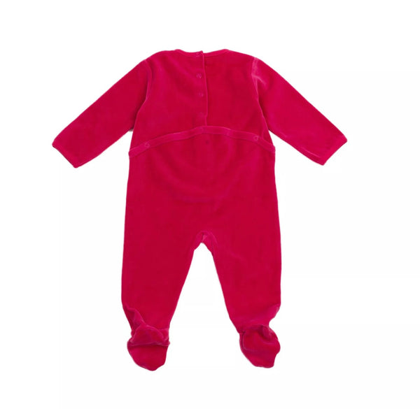ABSORBA Baby Girl Baby Girl Bright Pink With Front Animal Patch