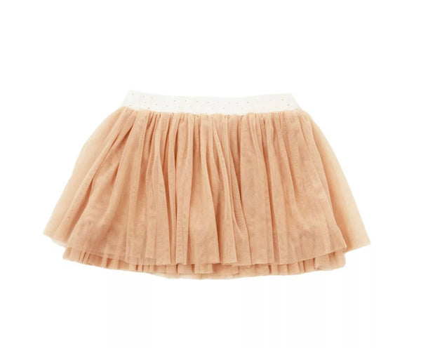 LIU JO Girls Top & Tulle Skirt Set With Front Tulle Flower & Logo