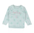 NAME IT Girls Light Green Top With Star Pattern