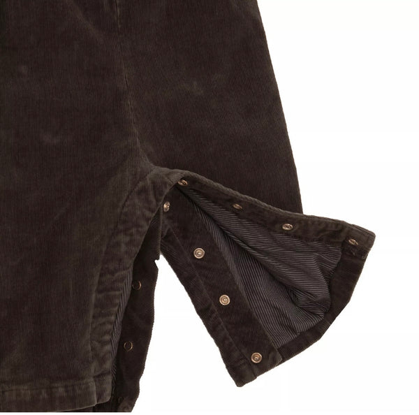 LARANJINHA Baby Grey Corduroy Dungarees Trousers