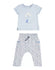 ABSORBA T-Shirt & Trousers Set With Floral Pattern
