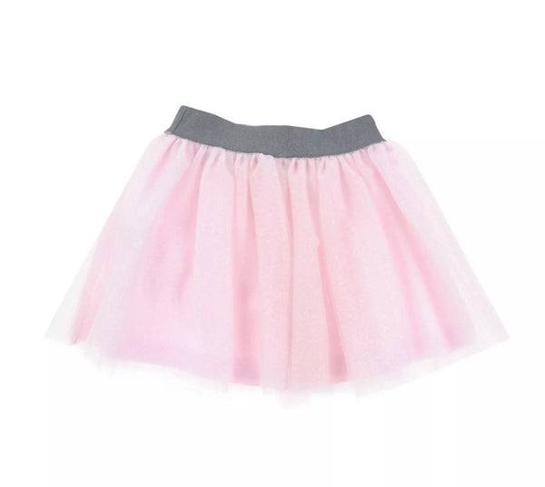 ALETTA Girls Light Pink Glittery Tutu Skirt Made in Italy