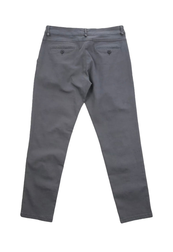 JUCCA Girls Grey Trousers With Front Pleated Detail