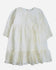 NINNAOH Baby Girl Luxury Tulle Embroidered Ivory Dress