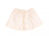 IL GUFO Girls Gold Linen Skirt With Front Lame Bow