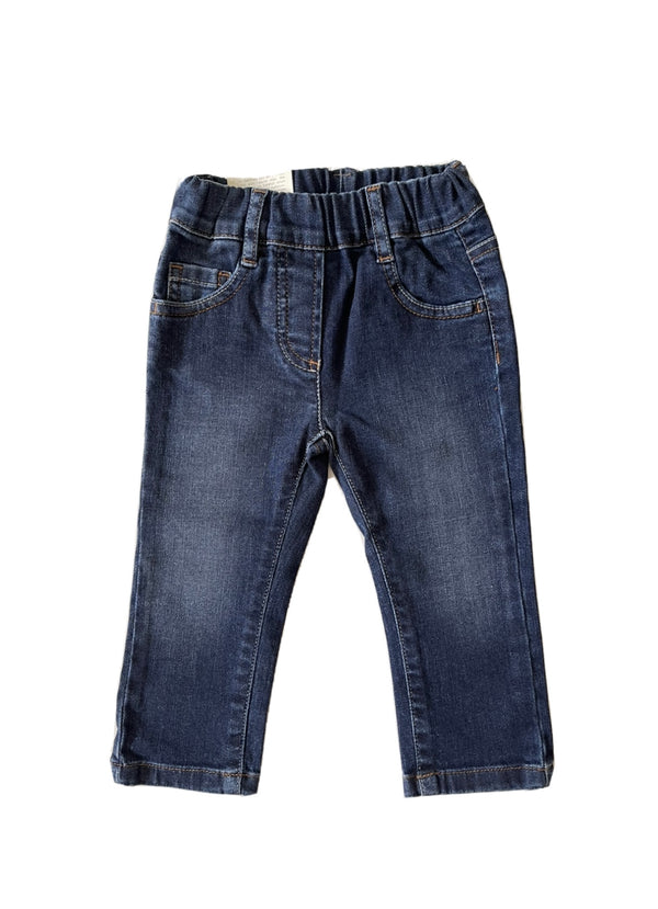EDDIE PEN Baby Blue Jeans With Back Logo
