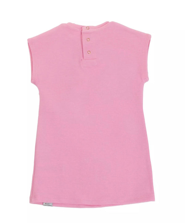 LITTLE MARC JACOBS Girls Pink Dress With Sequins