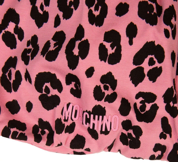 MOSCHINO Baby Girl Skirt With Animal Pattern & Logo