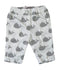 MONNALISA Baby White Trousers With Whale Pattern