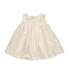 BABY GRAZIELLA Baby Girl Satin Ivory Dress With Bow