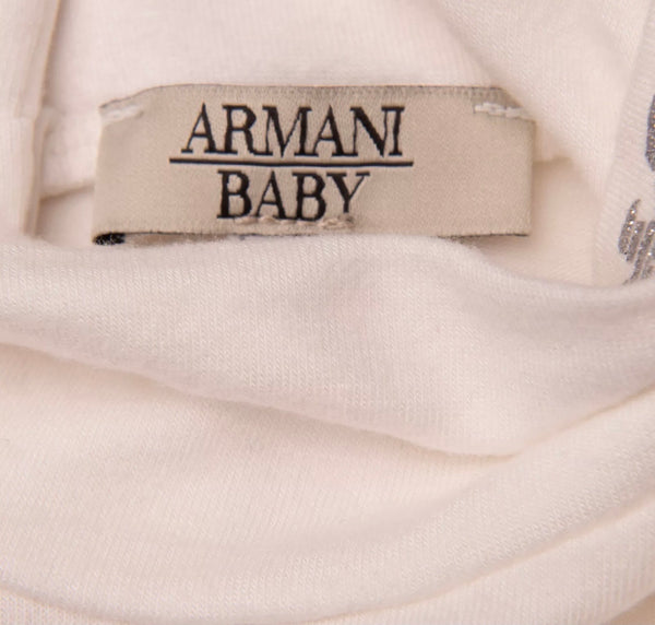 ARMANI Baby Polo Neck Long Sleeves With Sparkly Logo