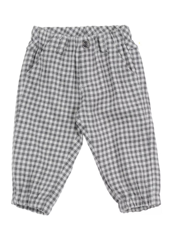 ALETTA Baby Trousers With Check Pattern