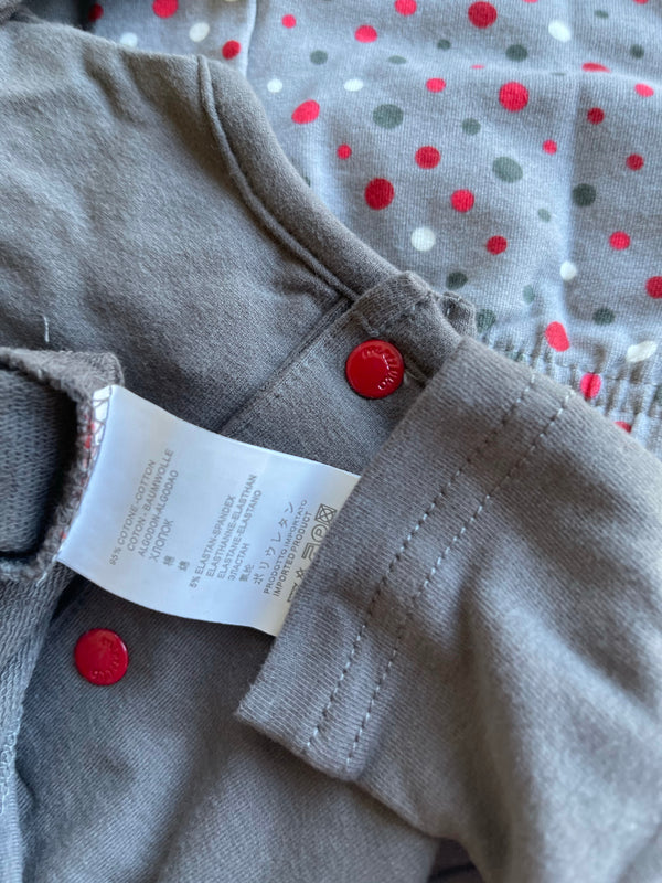 MIRTILLO Milano Baby Girl Tracksuit Set Top & Trousers With Rhinestones & Buttons