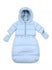 ADD Baby Down Hooded Jacket & Footmuff With Removable Hem & Mittens
