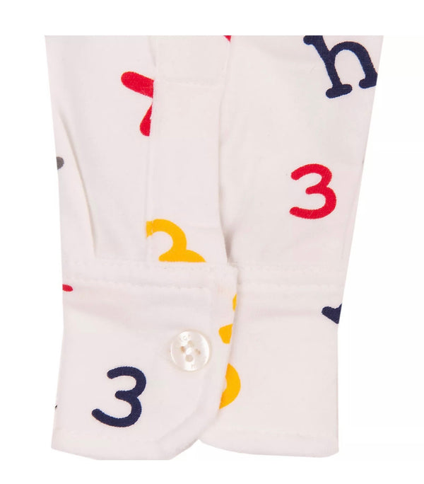 HITCH - HIKER by MONNALISA Boys White Sweat Shirt With Logo Pattern