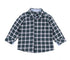 ALETTA Boys Tartan Shirt Green & Navy Blue - Made In Italy