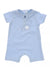 SILVIAN HEACH BEBE Light Blue Collared Baby Romper With Baby Print