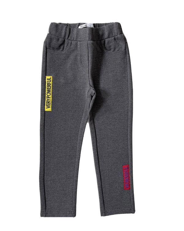Gaialuna Girls Grey Trousers With Powerful Tags