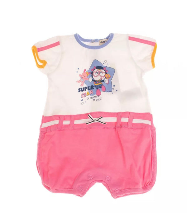 OLIMPIAS Baby Girl Romper Multicoloured With Star Print
