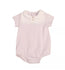 LARANJINHA Baby Off White Baby Collared Romper 100% Cotton