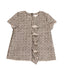 PINKO up Girls Tweed Top With Front Ruffle Trim