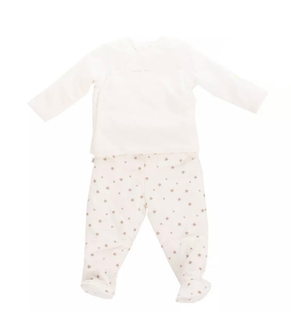 ABSORBA Light Blue Baby Top & Trousers Set With Stars