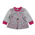 DIESEL Girls Grey & Pink Sweatshirt With Jaguar Pattern & Front Logo