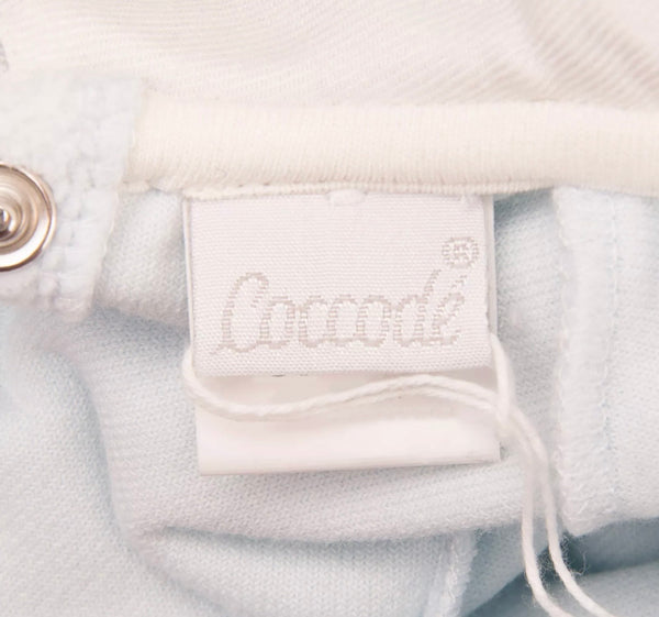 COCCODE' Baby Collared Babygrow Light Blue Long Sleeves