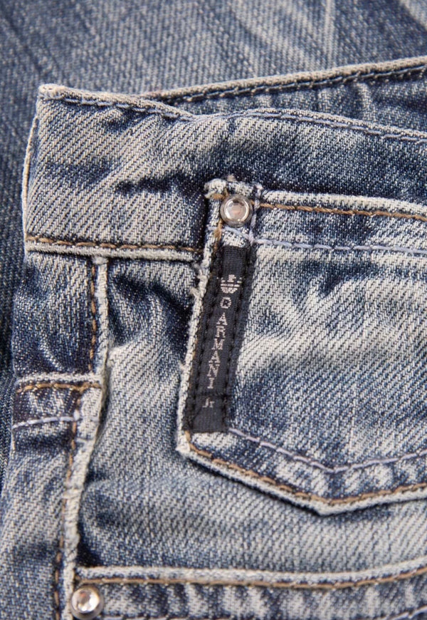 ARMANI Junior Jeans With Embellished Logo