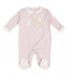 COCCODE' Baby Light Pink Babygrow With Elephant & Mouse Patches