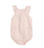 LARANJINHA Baby Girl Romper With Floral Pattern & Pockets