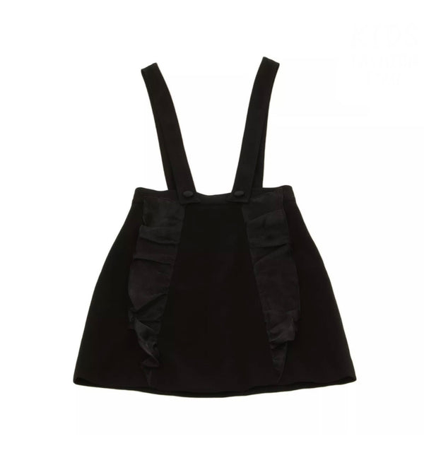 ELISABETTA FRANCHI La mia bambina Girls Black Pinafore Skirt