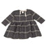 DOUUOD Baby Girl Blue Tartan Dress 100% Cotton