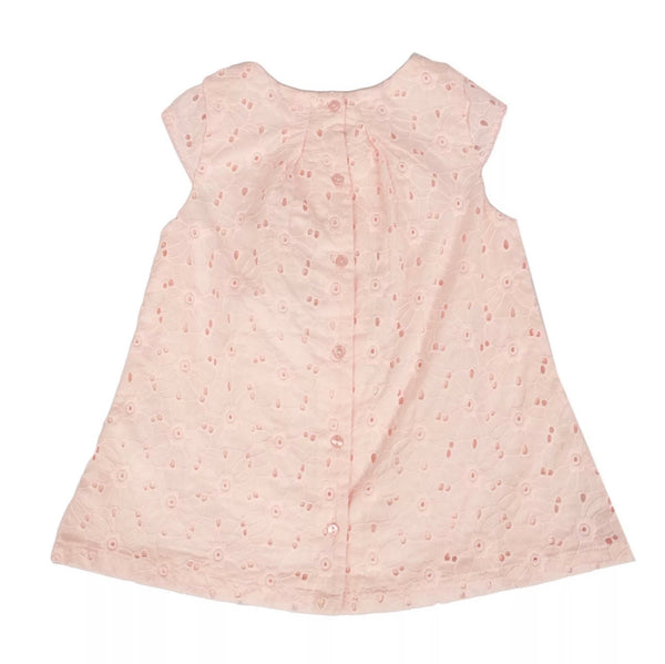 ABSORBA Baby Girls Trapeze Rose Floral Dress 100% Cotton