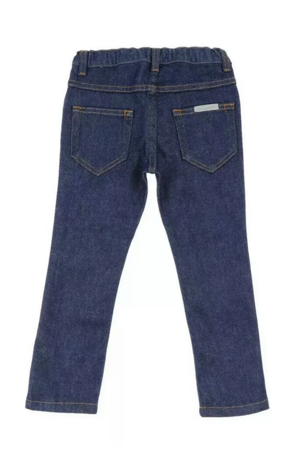 DOLCE & GABBANA Baby Blue Jeans With Back Logo
