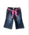 U+E Baby Girl Blue jeans With Pink String Belt Detail