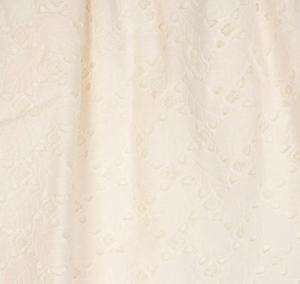 PAZ RODRIGUEZ Baby Girl White Embroidered Eyelets Dress