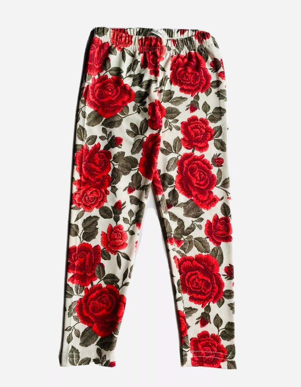 GAIALUNA Girls Tracksuit With Floral Leggings