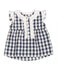 SPECIAL DAY Baby Shift Dress With Gingham Pattern & Ruffle Trim