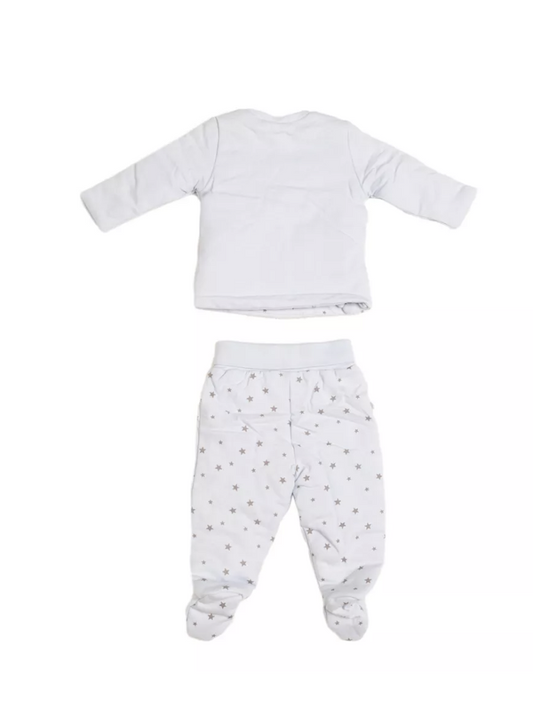 ABSORBA Light Blue Baby Top & Trousers Set With Stars