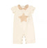 LE PETIT COCO Baby Collared Romper With Star