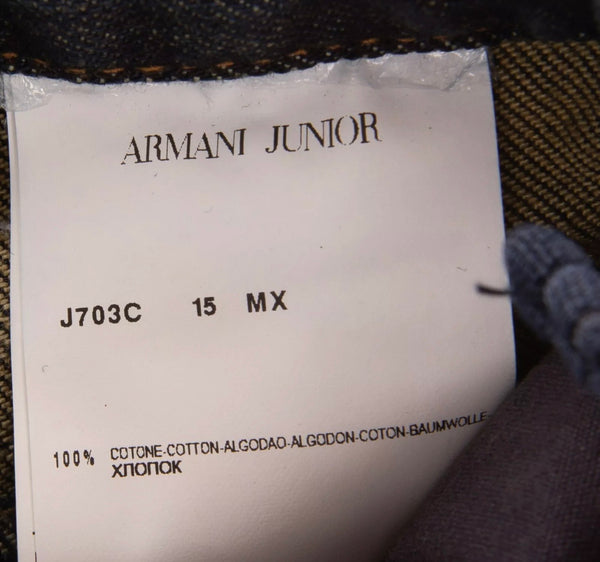 ARMANI JUNIOR Boys Jeans With Faded Effect  With Logo