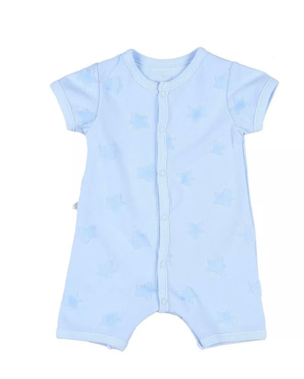 ABSORBA Light Blue Baby Romper With Stars