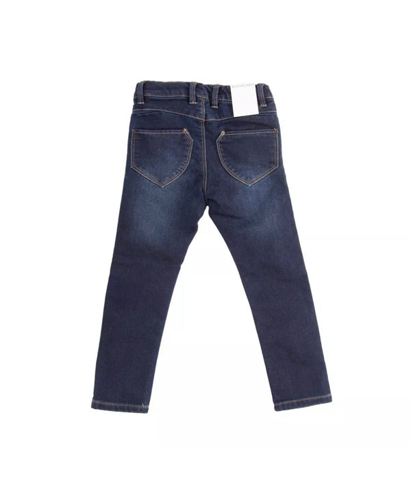 NAME IT MINIMIZE Blue Jeans Slim Fit With Contrast Stitching