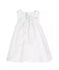 BLUMARINE BABY Girls White Dress Wit Front Bow & Logo